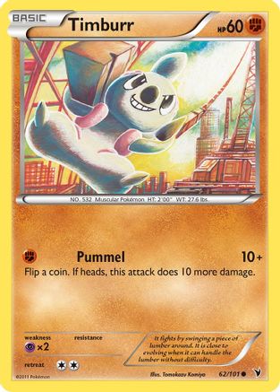 Timburr 062/101 - Noble Victories Reverse Holofoil