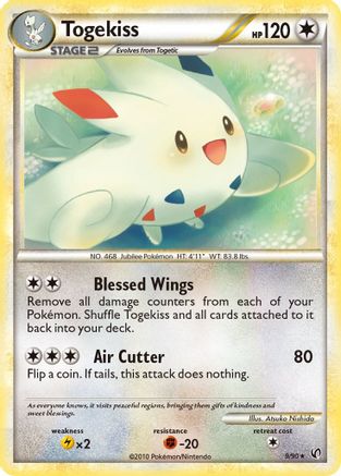 Togekiss 009/90 - Undaunted Reverse Holofoil