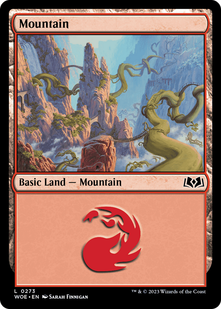Mountain (WOE-273) - Wilds of Eldraine Foil