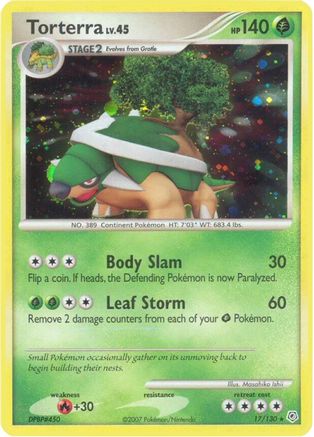 Torterra 017/130 - Diamond and Pearl Reverse Holofoil