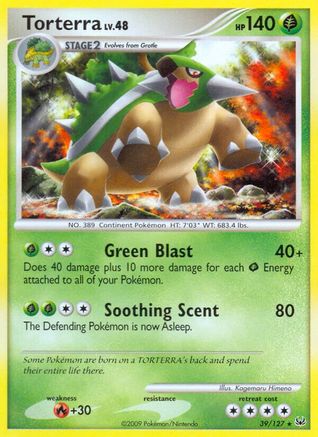 Torterra 039/127 - Platinum Reverse Holofoil