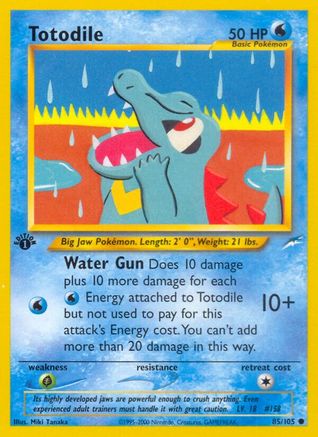 Totodile 085/105 - Neo Destiny 1st Edition