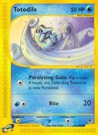 Totodile 135/165 - Expedition Reverse Holofoil
