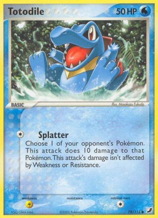 Totodile 078/115 - Unseen Forces