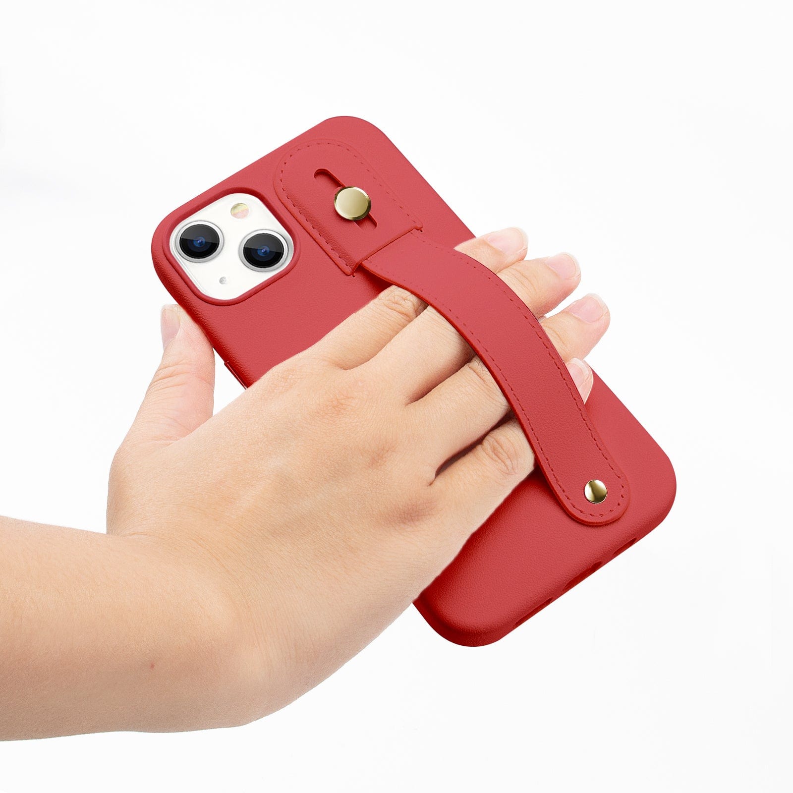 Indy Series Leather FingerGrip Case - iPhone 14 Plus