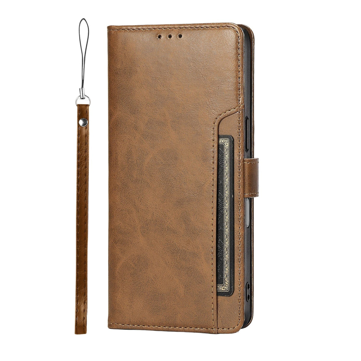 iPhone 17 Pro Max Case - Leather Folio Wallet | Indy Series