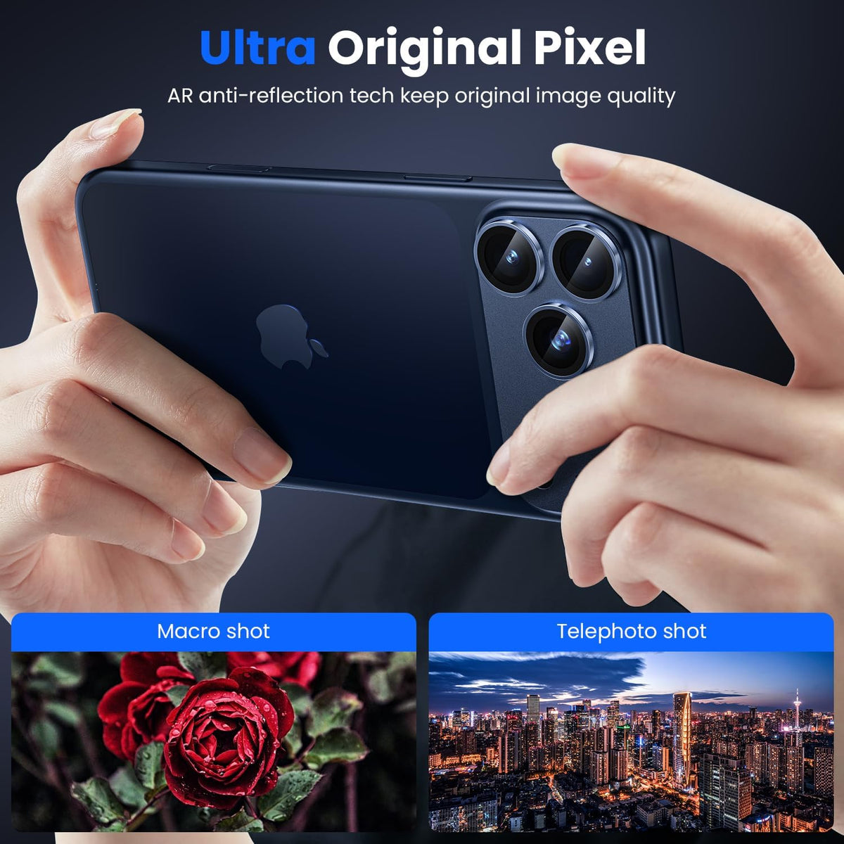 iPhone 17 Pro Camera Protector - Strong Titanium (2-Pack) | ZeroDamage