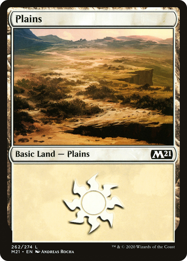 Plains (M21-262) - Core Set 2021 Foil