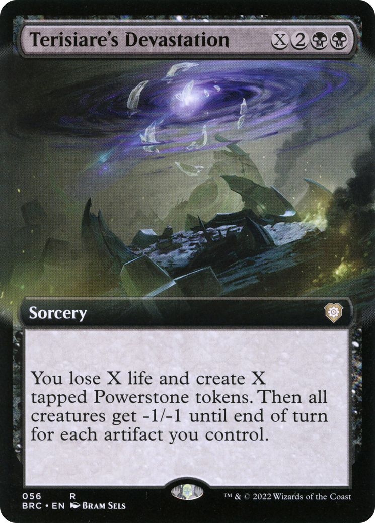Terisiare's Devastation (BRC-056) - The Brothers' War Commander: (Extended Art)