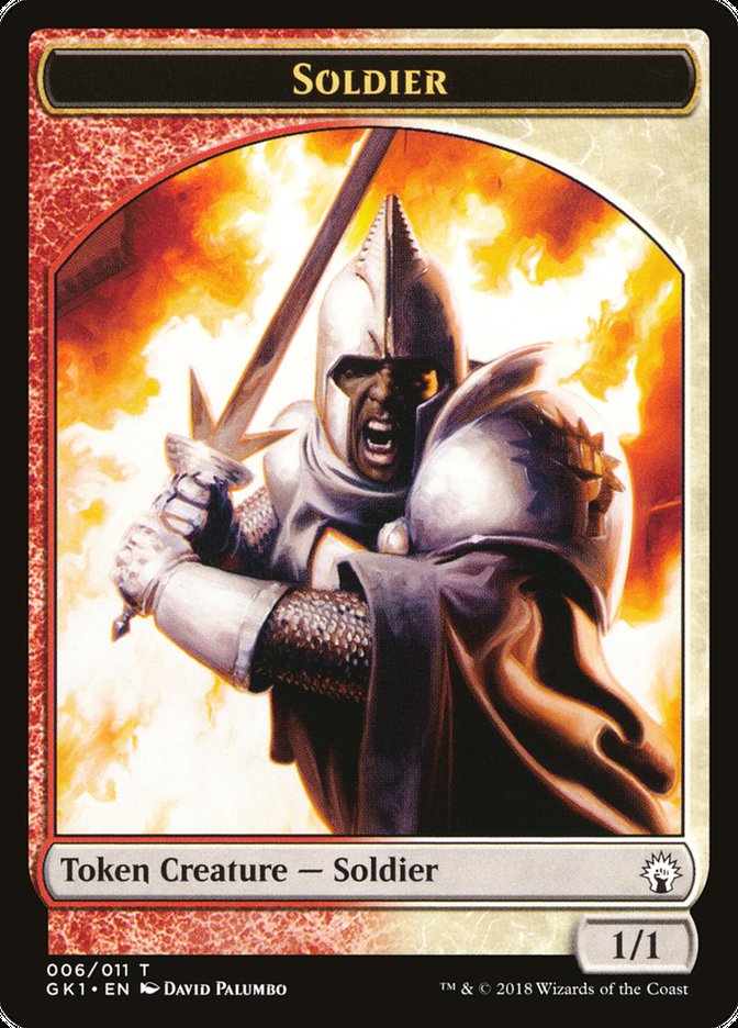Soldier // Soldier (GR1-002) - GRN Guild Kit Tokens