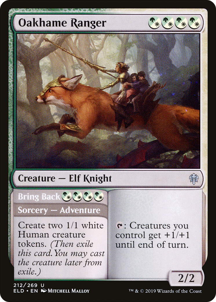 Oakhame Ranger // Bring Back (ELD-212) - Throne of Eldraine