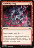Rubble Reading (RNA-110) - Ravnica Allegiance