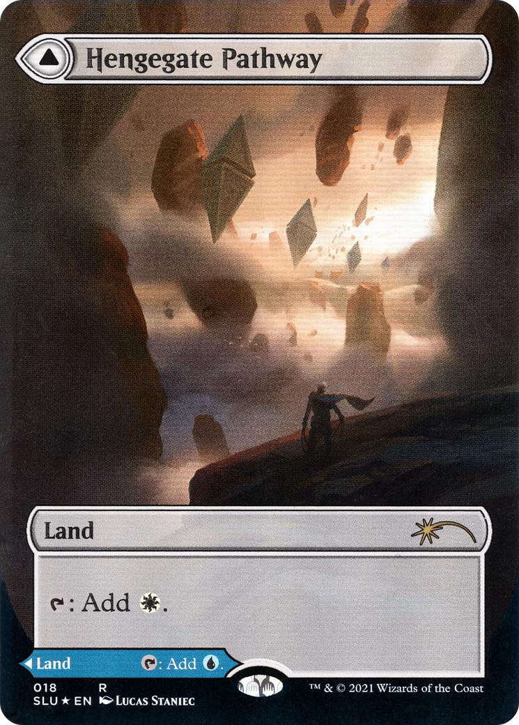 Hengegate Pathway // Mistgate Pathway (SLU-018) - Secret Lair: Ultimate Edition: (Showcase) (Borderless) Foil