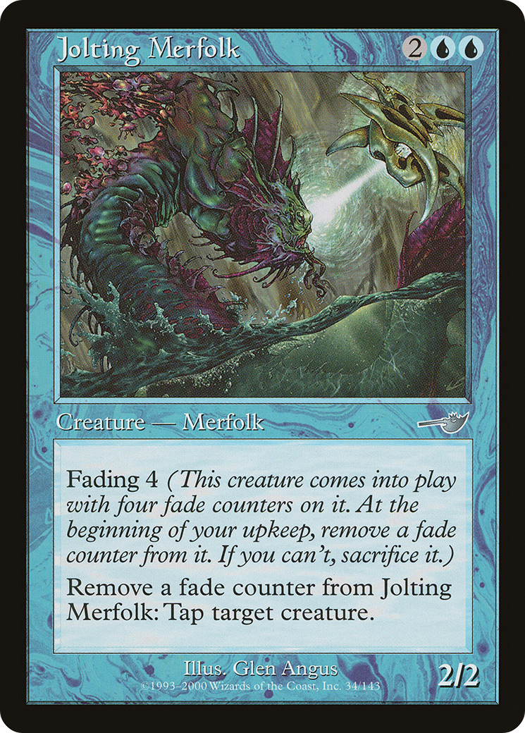 Jolting Merfolk (NMS-034) - Nemesis