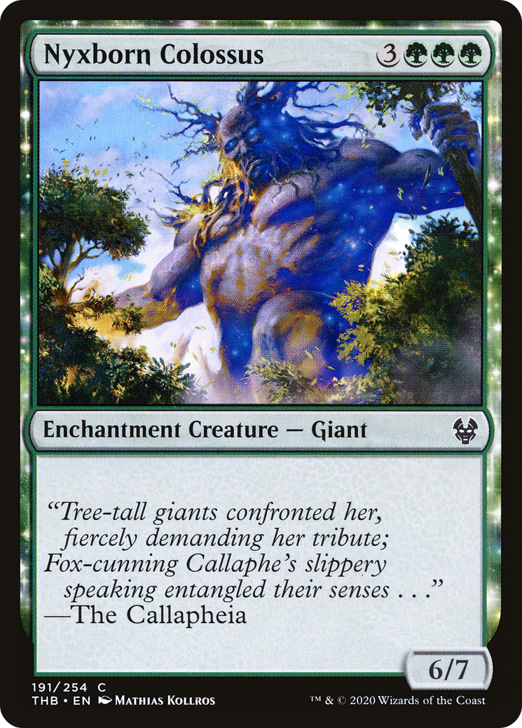 Nyxborn Colossus (THB-191) - Theros Beyond Death: (enchantment)