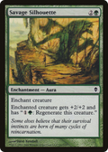 Savage Silhouette (ZEN-181) - Zendikar Foil