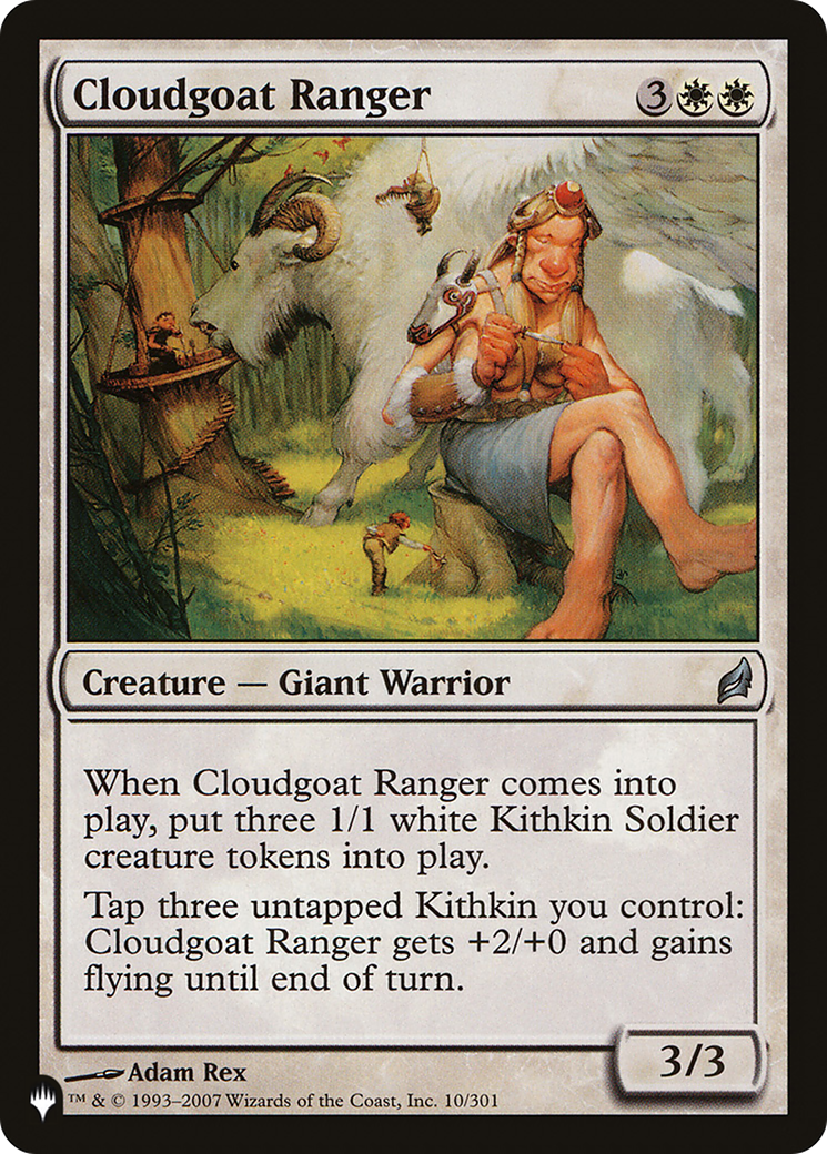 Cloudgoat Ranger (LIST-LRW-10) - The List