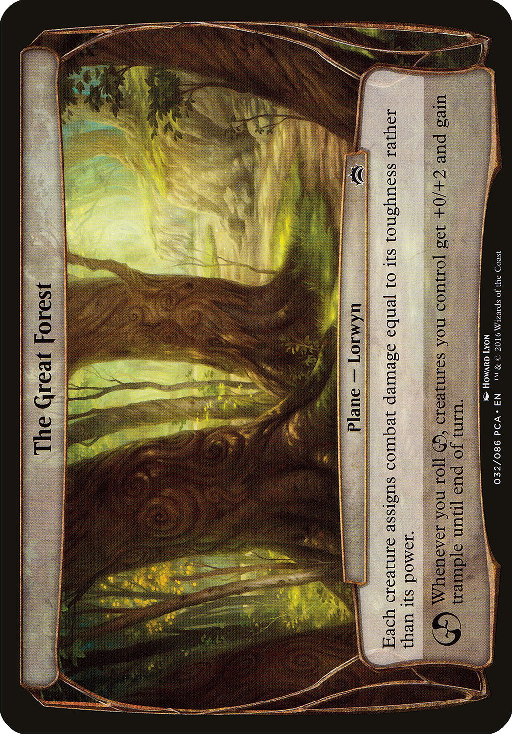The Great Forest (OVER-032) - Planechase Anthology Planes
