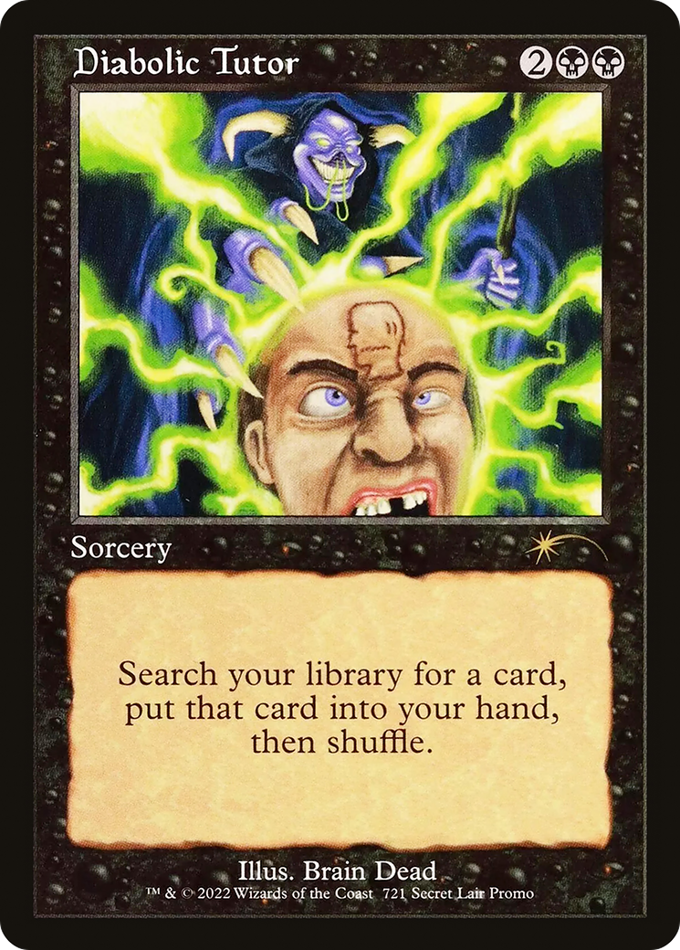 Diabolic Tutor (SLD-721) - Secret Lair Drop