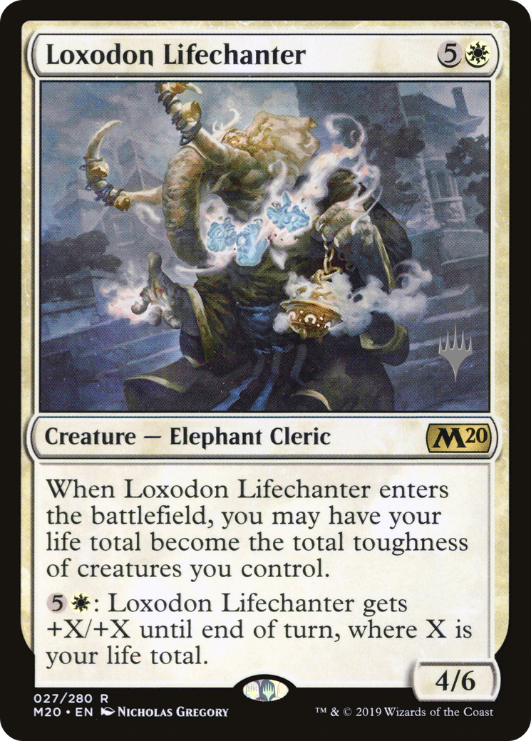 Loxodon Lifechanter (PPM20-27P) - Core Set 2020 Promos