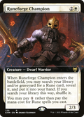 Runeforge Champion (KHM-339) - Kaldheim: (Extended Art)