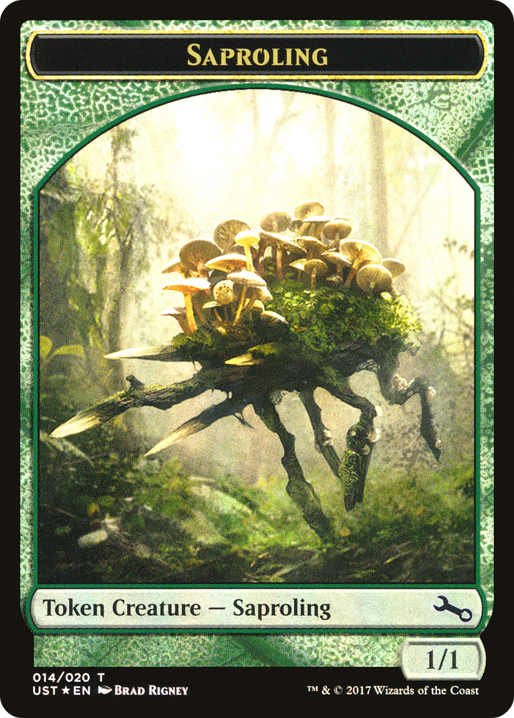 Saproling // Saproling (UST-014) - Unstable Tokens Foil