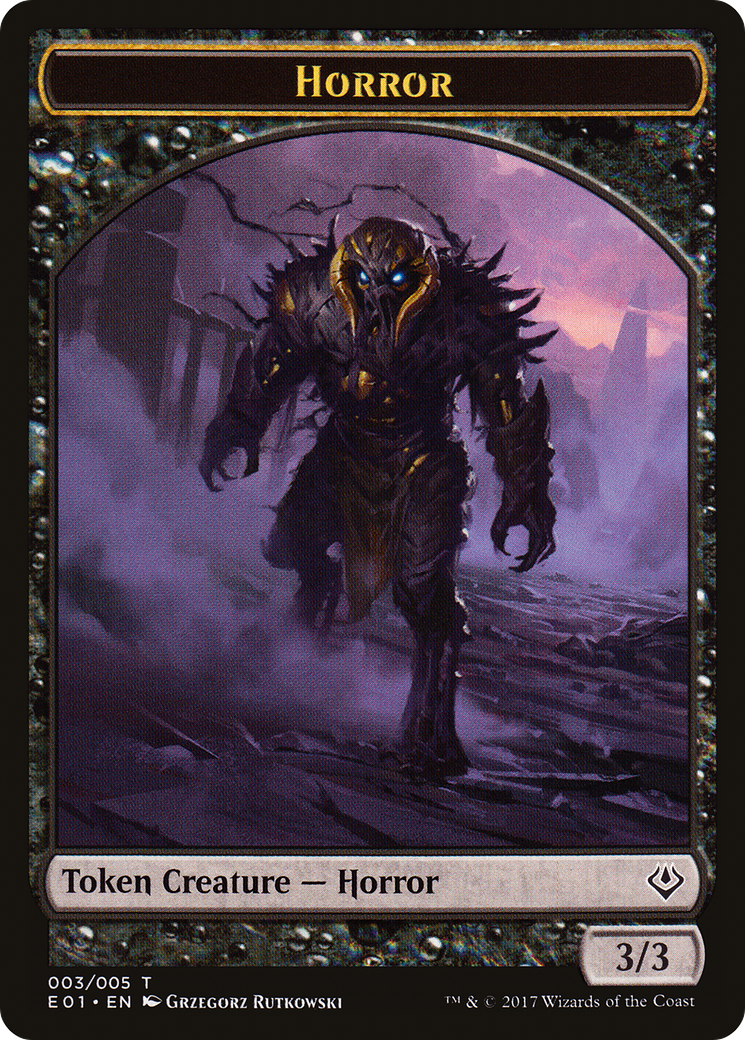 Horror (AC2-003) - Archenemy: Nicol Bolas Tokens