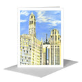 Wrigley & Tribune, Chicago, Greeting Card (#7508A)