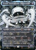 Graaz, Unstoppable Juggernaut (ONE-478) - Phyrexia: All Will Be One: (Showcase) (Borderless) Foil