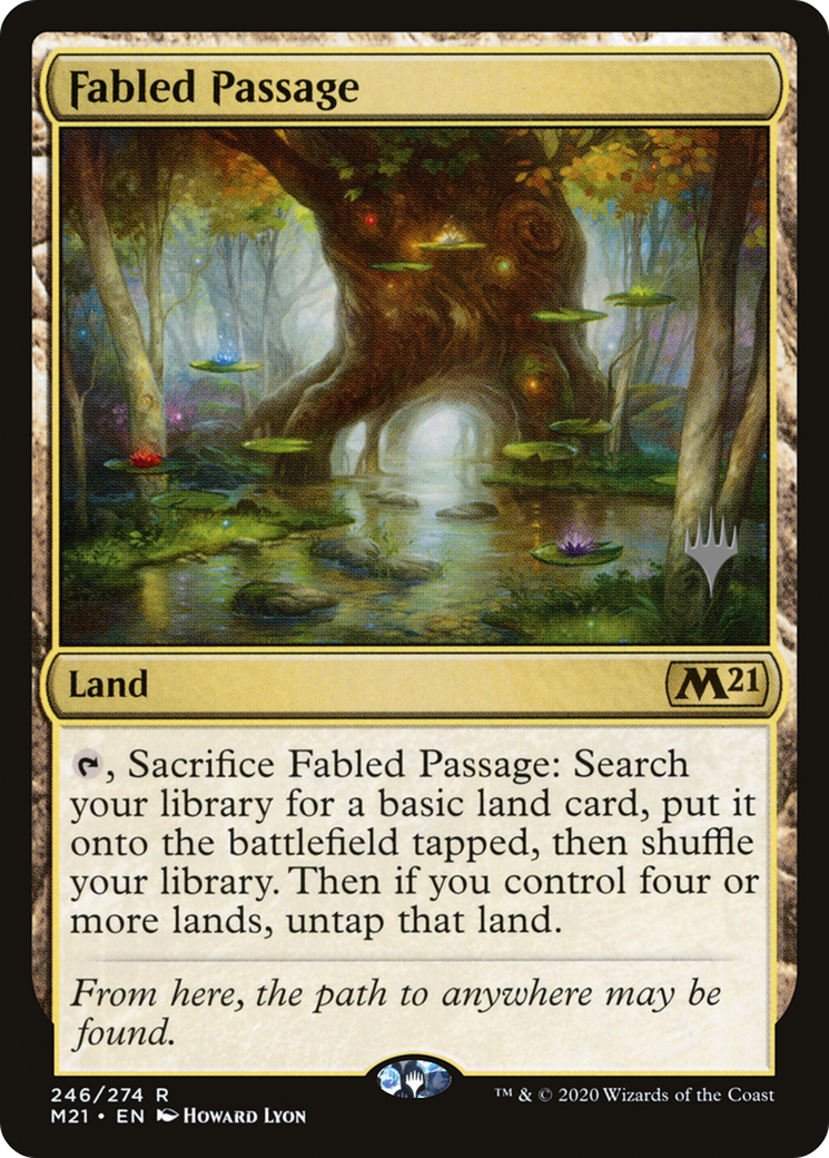 Fabled Passage (PPM21-246P) - Core Set 2021 Promos Foil