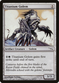 Titanium Golem (MRD-263) - Mirrodin Foil