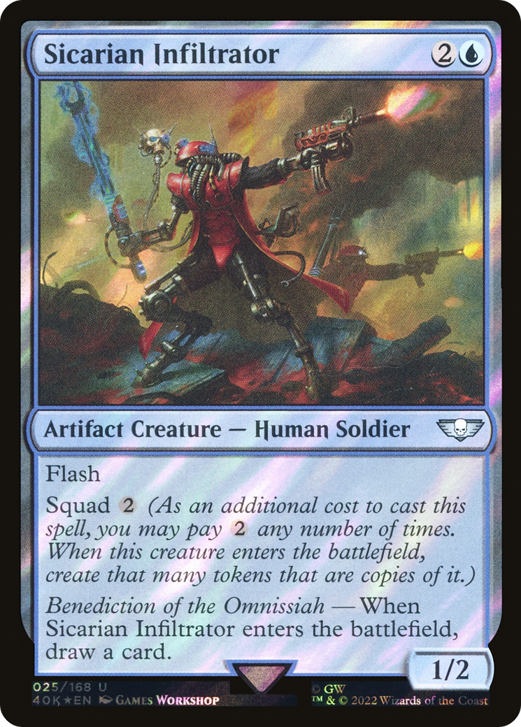 Sicarian Infiltrator (40K-25★) - Warhammer 40,000 Commander Foil