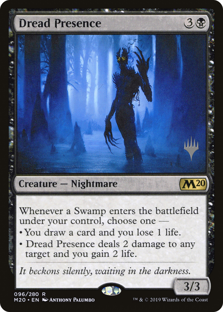 Dread Presence (PPM20-96P) - Core Set 2020 Promos Foil