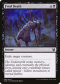 Final Death (THB-095) - Theros Beyond Death Foil