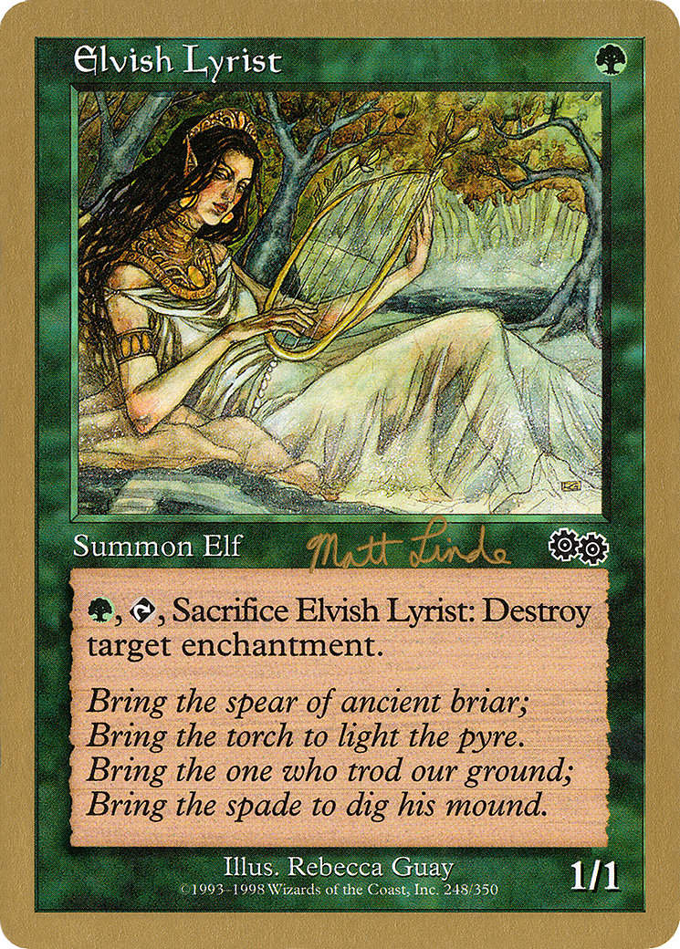 Elvish Lyrist (WCD-) - World Championship Decks 1999