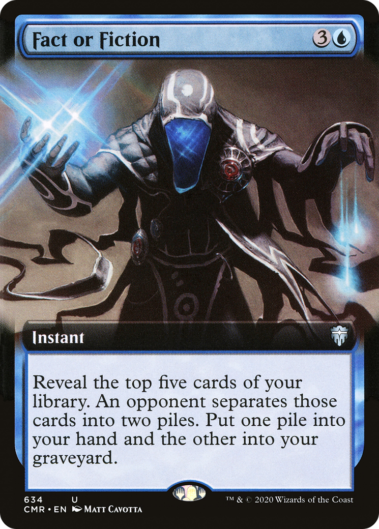Fact or Fiction (CMR-634) - Commander Legends: (Extended Art)
