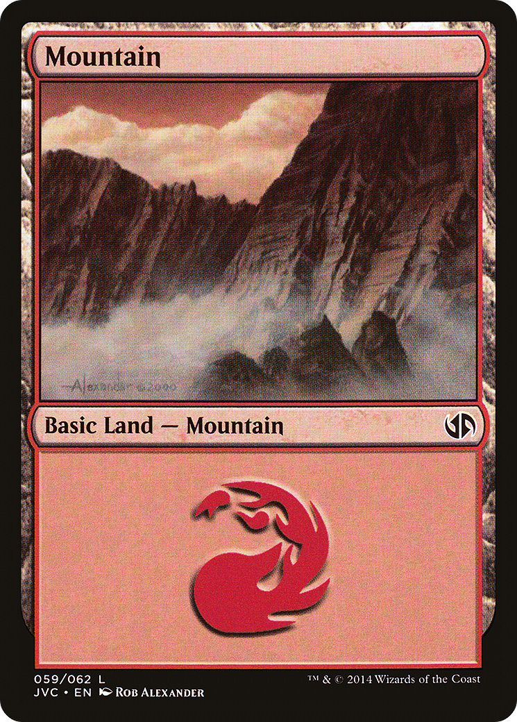 Mountain (DD3-059) - Duel Decks Anthology: Jace vs. Chandra