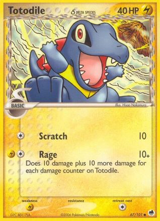 Totodile (Delta Species) 067/101 - Dragon Frontiers