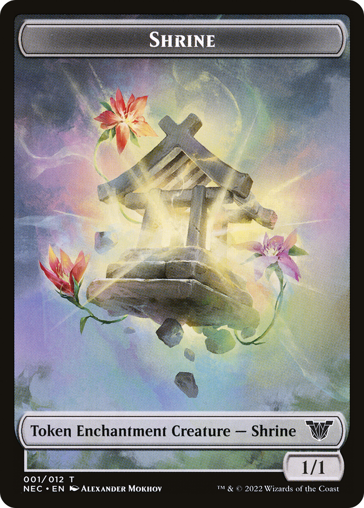 Shrine (NEC-001) - Neon Dynasty Commander Tokens