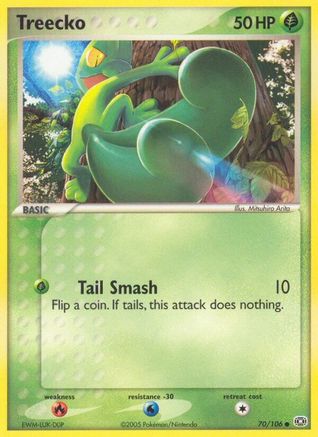 Treecko 070/106 - Emerald Reverse Holofoil