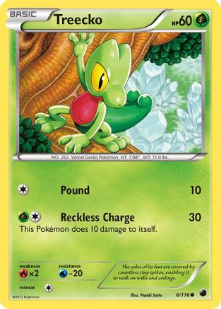 Treecko 006/116 - Plasma Freeze Reverse Holofoil