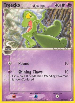 Treecko (Delta Species) 068/100 - Crystal Guardians