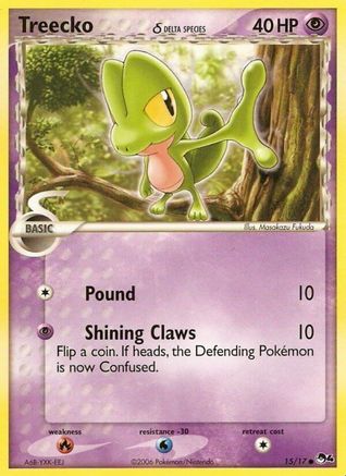 Treecko (Delta Species) 015/17 - POP Series 4