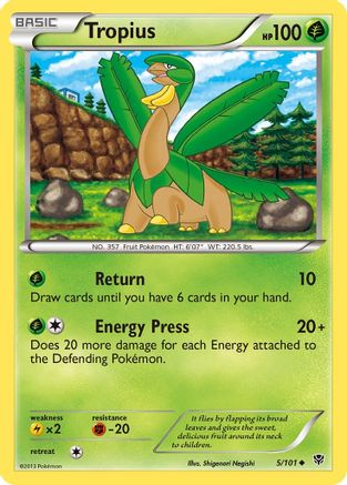 Tropius 005/101 - Plasma Blast