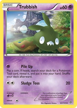 Trubbish 063/135 - Plasma Storm Reverse Holofoil