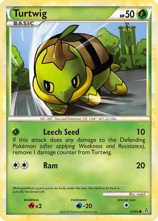 Turtwig 067/95 - Unleashed Reverse Holofoil