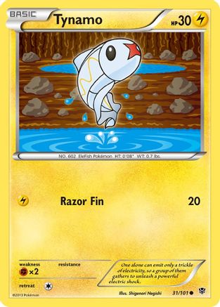 Tynamo 031/101 - Plasma Blast Reverse Holofoil