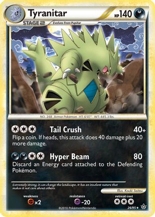 Tyranitar 026/95 - Unleashed Reverse Holofoil