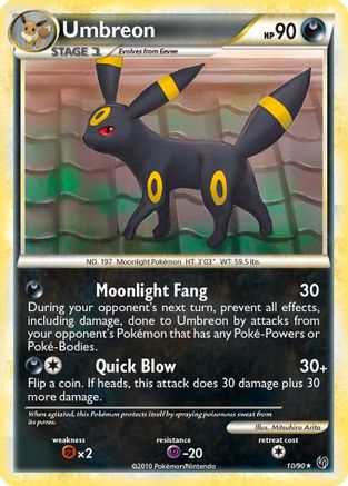 Umbreon 010/90 - Undaunted Reverse Holofoil