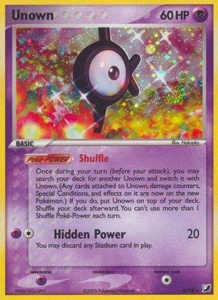 Unown 00K/115 - Unseen Forces Holofoil
